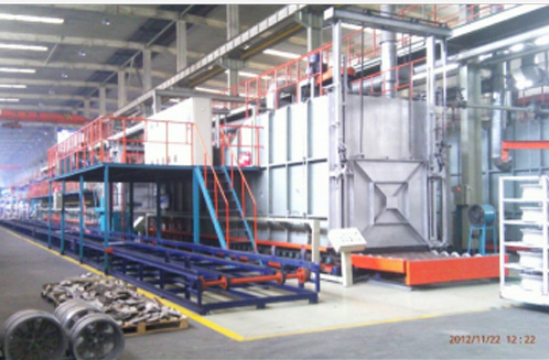 Roller Type Roller Hearth Furnace 290 - 310Mpa Max Strength For Aluminum Alloy Parts