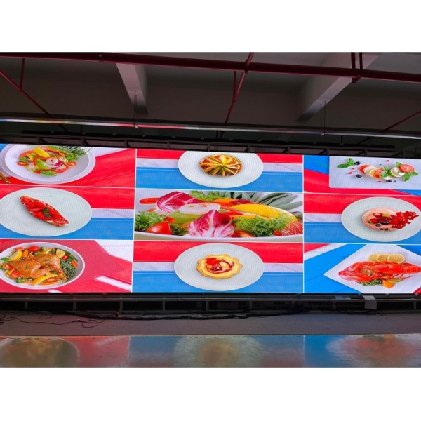 High Resolution LED Display with Die-cast Aluminum Cabinet and CE/ROHS/FCC Certification