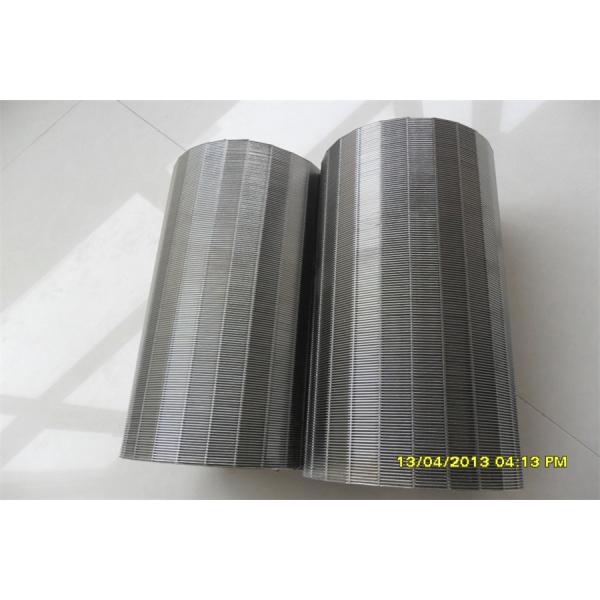 OD 100mm Stainless Steel Filter Screen Wastewater Treatment Wedge Wire Screen