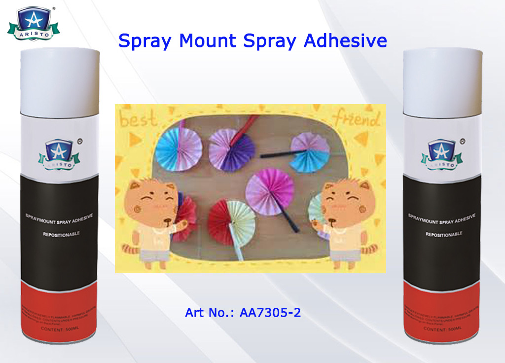 Quality Environmental-friendly Spray Mount Adhesive for Foils , Paper , Clothing 500ml / Can wholesale