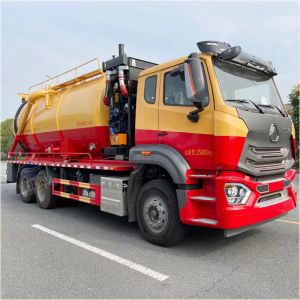SINOTRUCK HOWO 22000 Liters Sewage Suction Truck With Best Price Vacuum Tanker