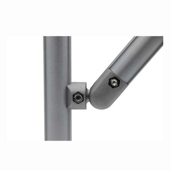360 Degree Free Aluminum Tubing Joints Outer Diameter 28mm Thick 1.7mm