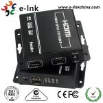 6 Gbps/Color Bit Rates HDMI Over Fiber Optic Extender , Hdmi To Optical Audio