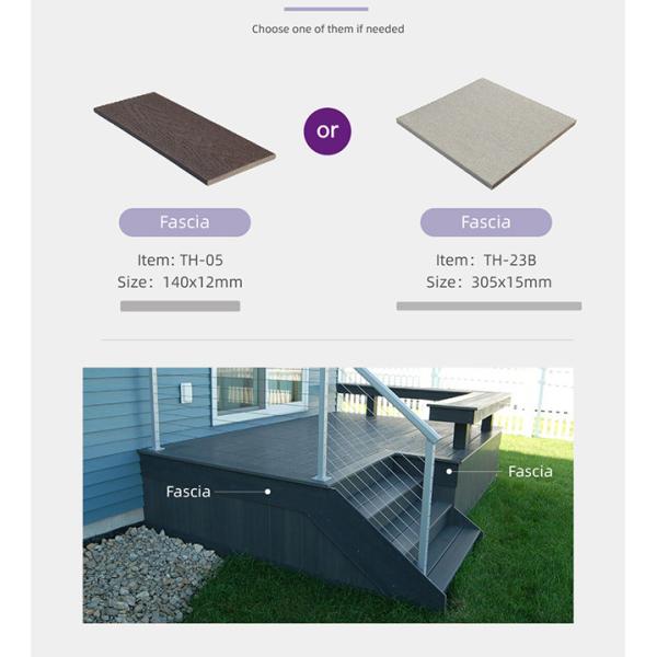 Ultra Natural Color & Texture Composite Decking Trim Real Wood Aesthetics