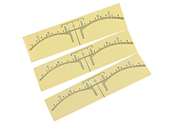 Eyebrow Ruler Sticker Disposable Permanent Makeup Eyebrow Tattoo Stencil
