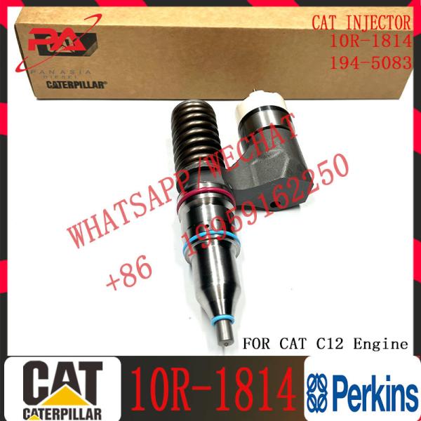 Common rail diesel fuel injector 10R-1256 10R-1814 212-3462 10R-0961 212-3469 203-3464 For Caterpillar C10 C12 Engine