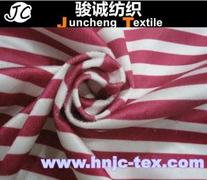 Quality 100% polyester plaid cotton imitation velvet fabric/Grid printed imitate cotton velveteen wholesale
