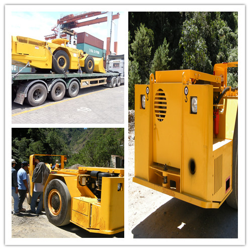Underground mining Load Haul Dump Machine LHD Loader with CE RL-3 Wheel Loader for Underground Project