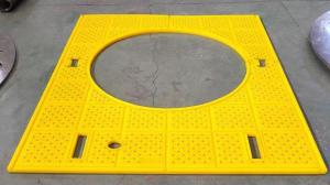 Quality Polyurethane Rubber Anti Slip Mat Drilling Rig Spare Parts Rotary Table Rig Floor Mats wholesale