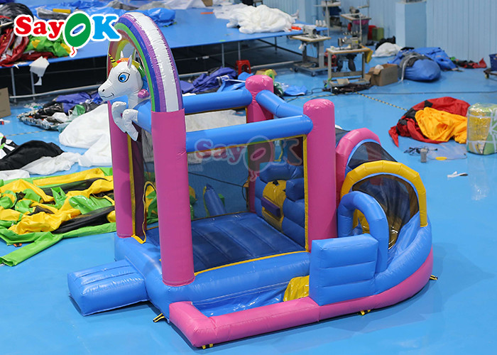 Dinosaur Inflatable Bounce House Water Slide Combo Commercial Bouncy Castle