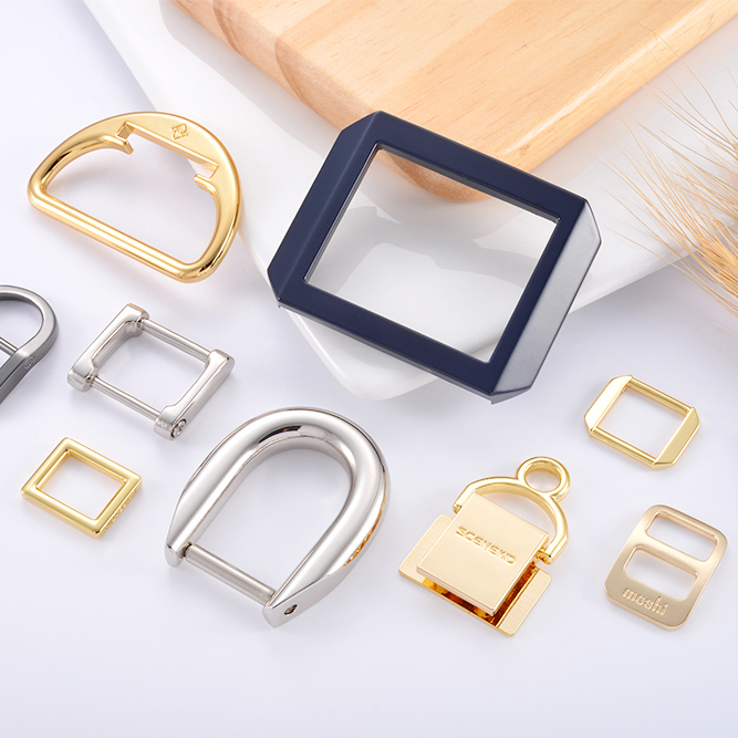 High End 3/4" Square Metal Buckle User-Friendly Handbag Painting Buckle for Production