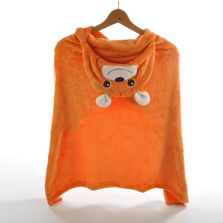 Quality Super Soft Flannel Dog Blanket Hood Breathable Cozy Wrap Blanket wholesale