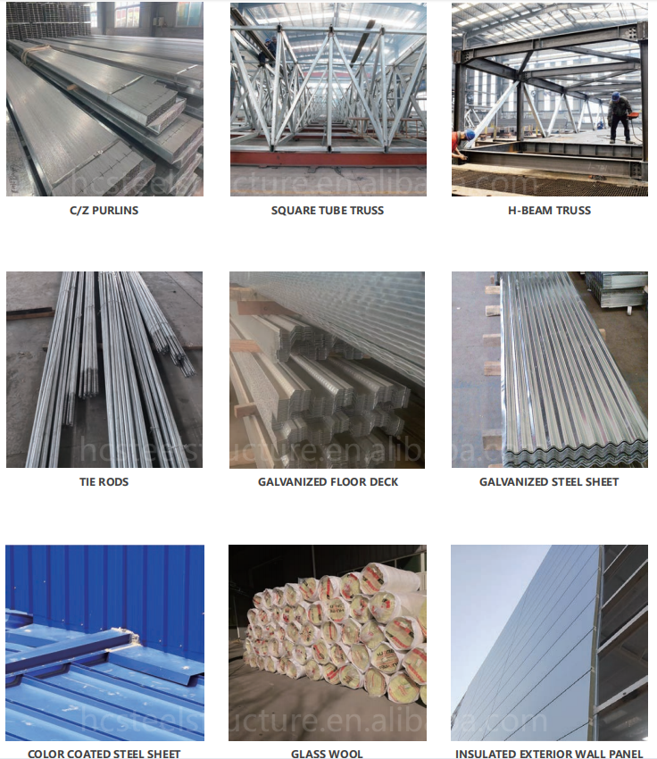 High Strength High-rise Steel Structure Building Prefabricated Super High-rise Commercial Steel Frame Project