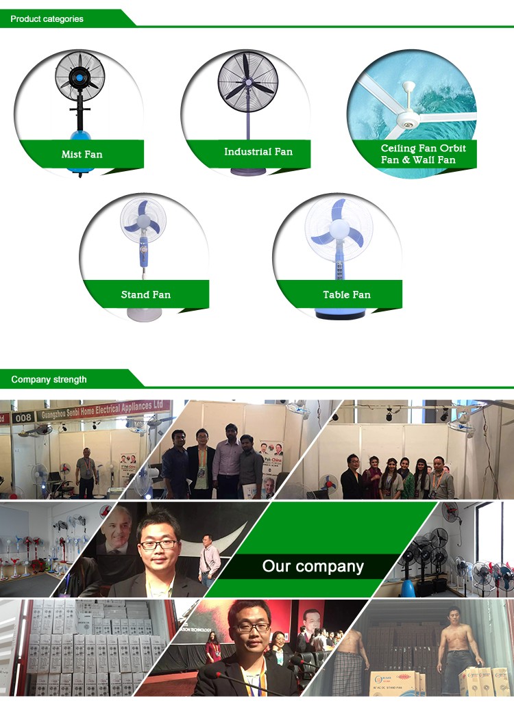 AC DC Type Oscillating DC Ceiling Fan