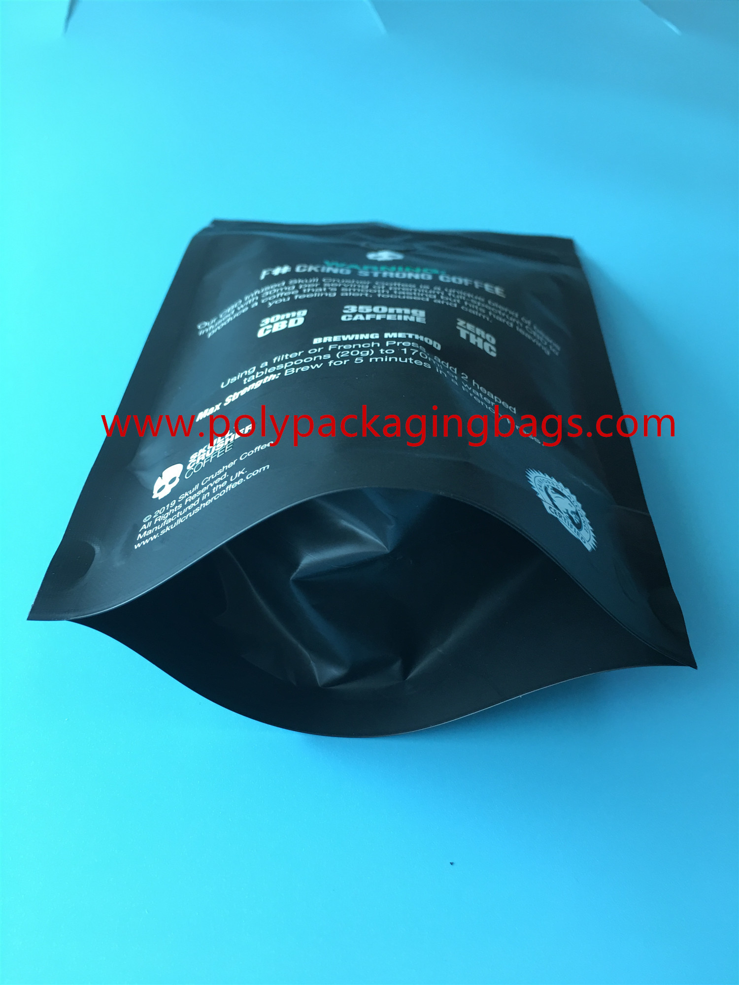 Food Grade Aluminum Foil Coffee Dried Fruit Tea Bag With Valve Anti - Gas