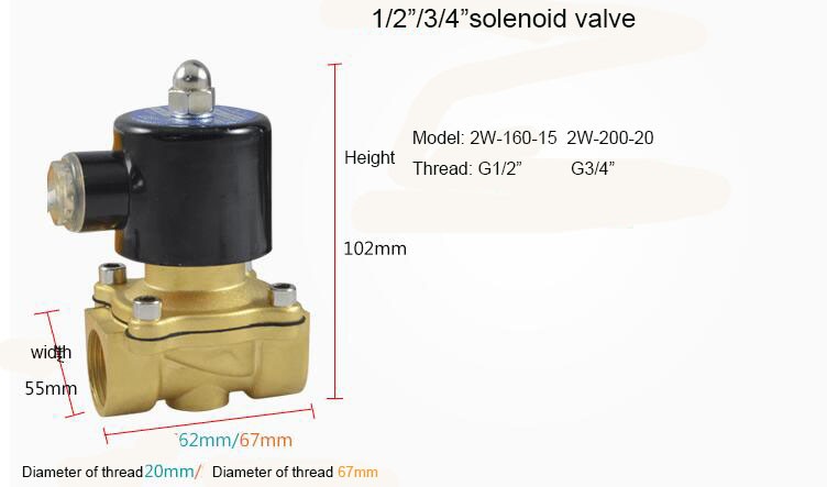 SS304 Water Solenoid Valve With Timer 1/2" 3/4" 1" 1-1/4" 1-1/2" Explosion Proof