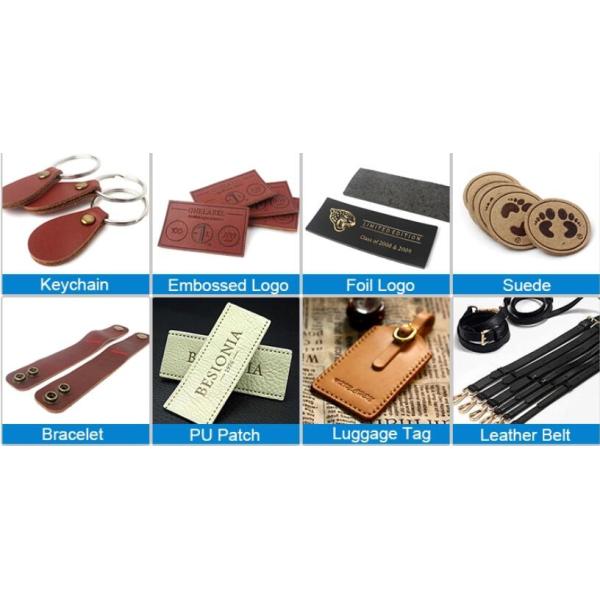 Customized Embossed Leather Clothes Patches With Personlized LOGO leather patch for jeans