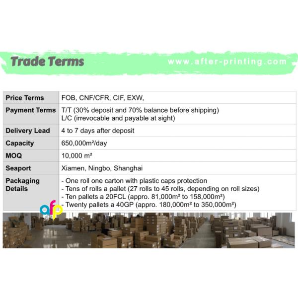 Customized Service Available Cold Stamping Holographic Foil Free Catalogue
