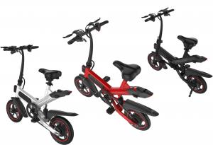 Quality Professional Small Folding Electric Bike 12 Inch 350W Brushless Motor Front & Rear 12 Inch wholesale