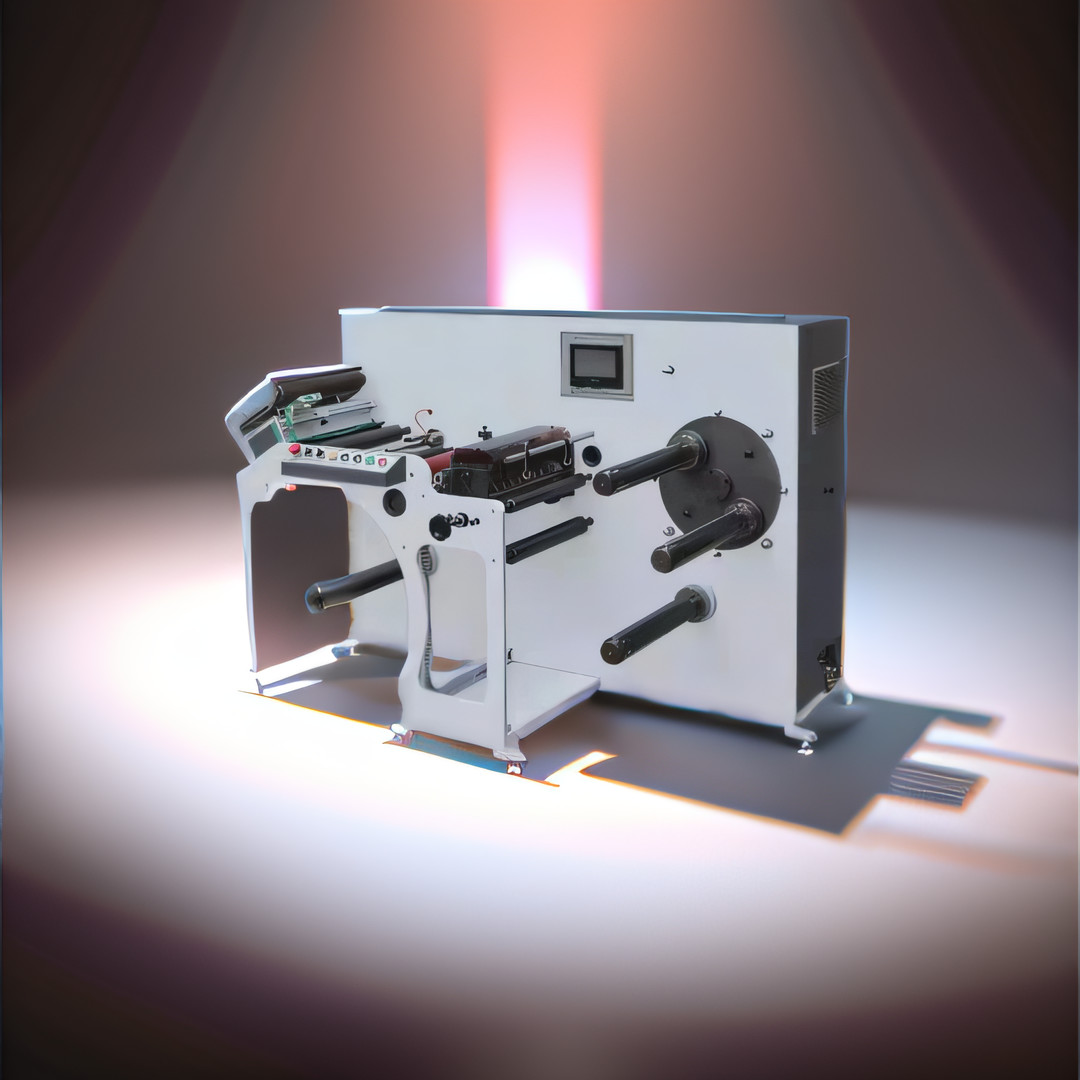ADHESIVE LABEL PAPER PROCESS MACHINERY WITH MINI SLIT WIDTH 16MM VOLTAGE 380V/220V HIGH SPEED SLITTING MACHINERY REWIND