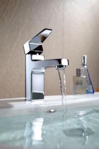 China Electro plating Passed Basin Tap Faucets With Ceramic Cartridge on sale