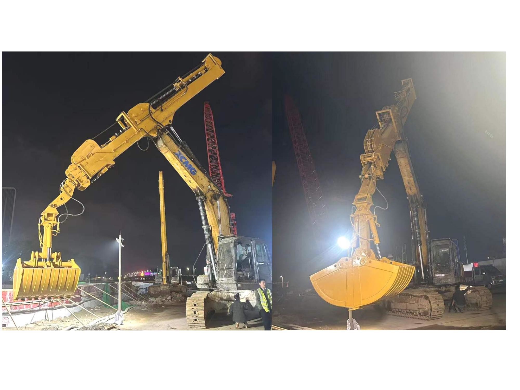BS900E Excavator Telescopic Arm Premium Material Telescopic