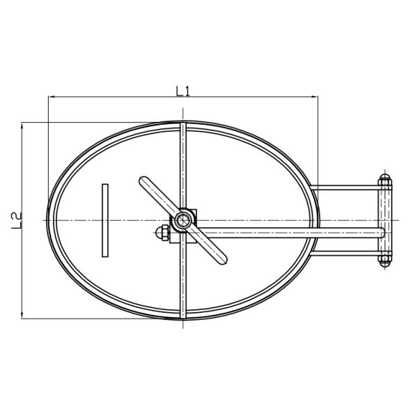 SS316L Tank Manhole Cover