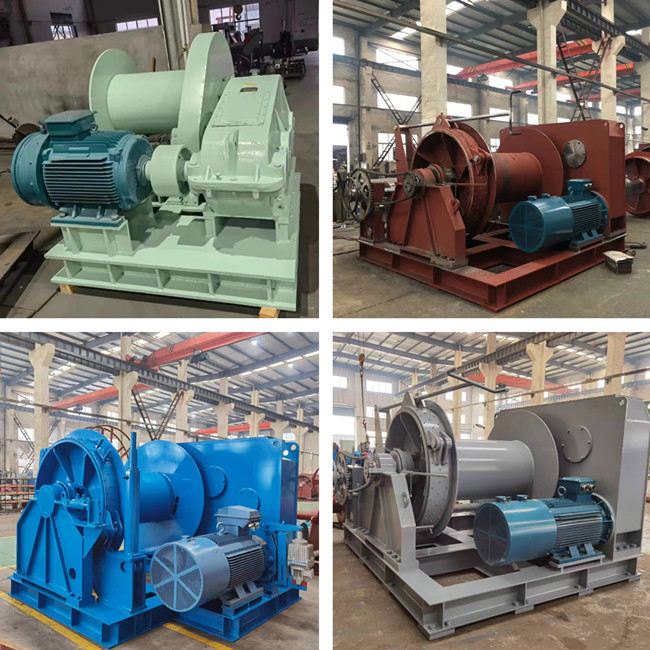 Fishing Boat Anchor Mooring Winch 10ton 15ton Electric Mooring Winch For Shipyard