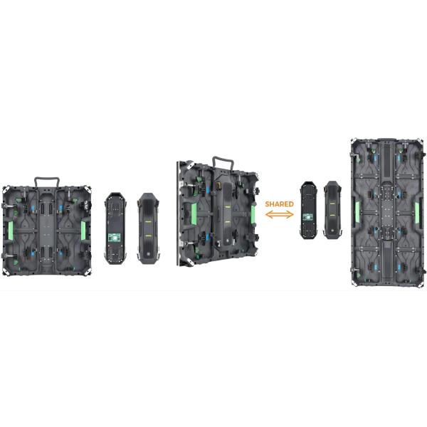 Outdoor Rental Stage LED Display Screen P3.9mm 500X500mm For Events Backdrop