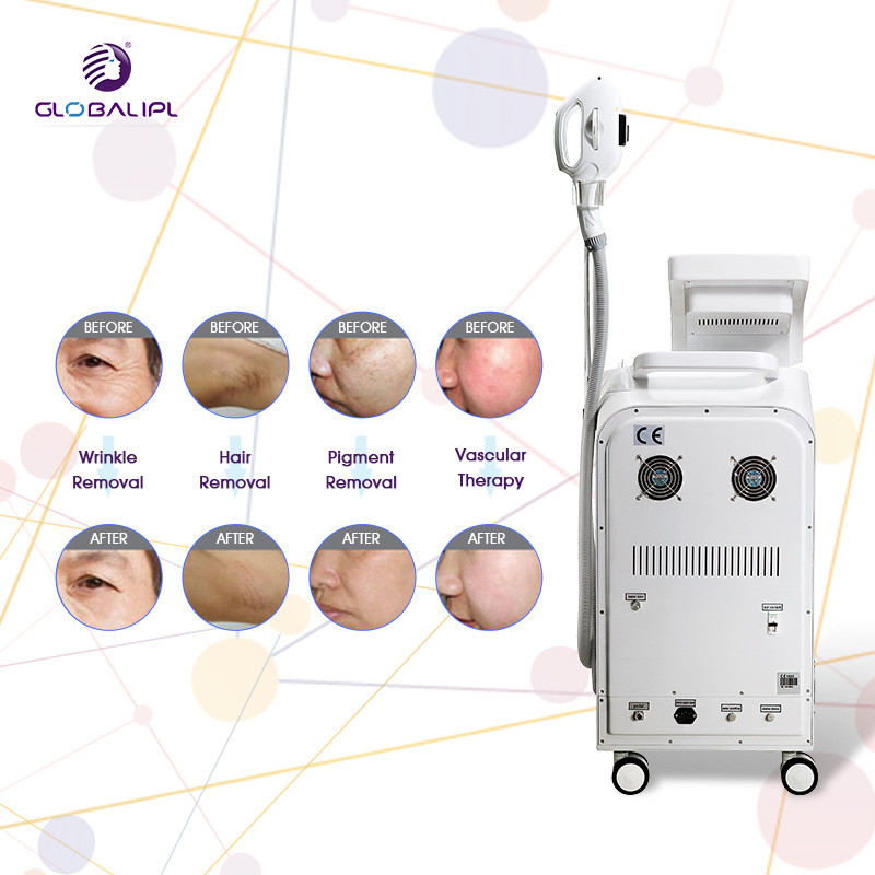 Hair Removal IPL RF Beauty Equipment 220V / 110V Voltage 44*53*89cm Dimension