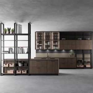 China Wooden Kitchen Cabinets With Kitchen Accessories Modular Kitchen Cabinets on sale