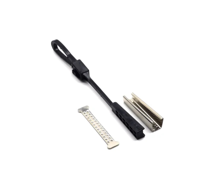 10 FTTH Fiber Optic Suspension ADSS Fiber Cable Dead End Cable Clamp Nylon Anchor