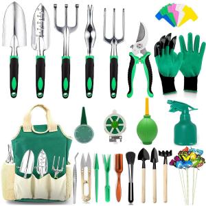 Quality 82pcs Garden Tools Set with Extra Succulent Tools Set and Heavy Duty Gardening Tools Aluminum wholesale