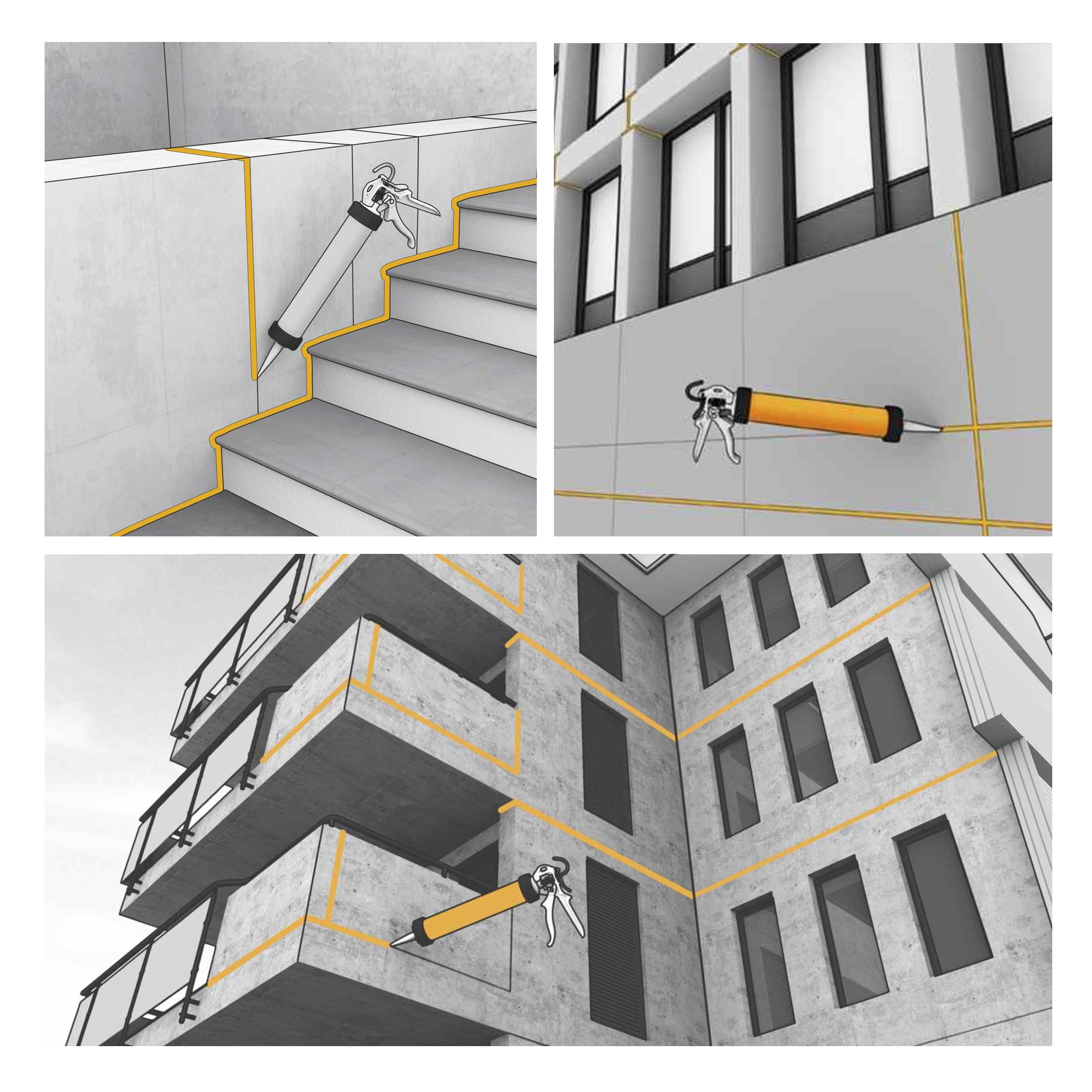 High-Strength High-Viscosity Weatherproof Adhesive Exterior Walls Silicone