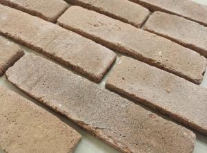 Quality Clay Facing Exterior Thin Brick Veneer Rustic Type Thin Brick Tiles For Hotels Wall Decoration wholesale