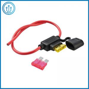 China 25A 32V 22AWG Cable PCB Mount Fuse Holder Mini Car Micro 2 Inline Fuse Block on sale