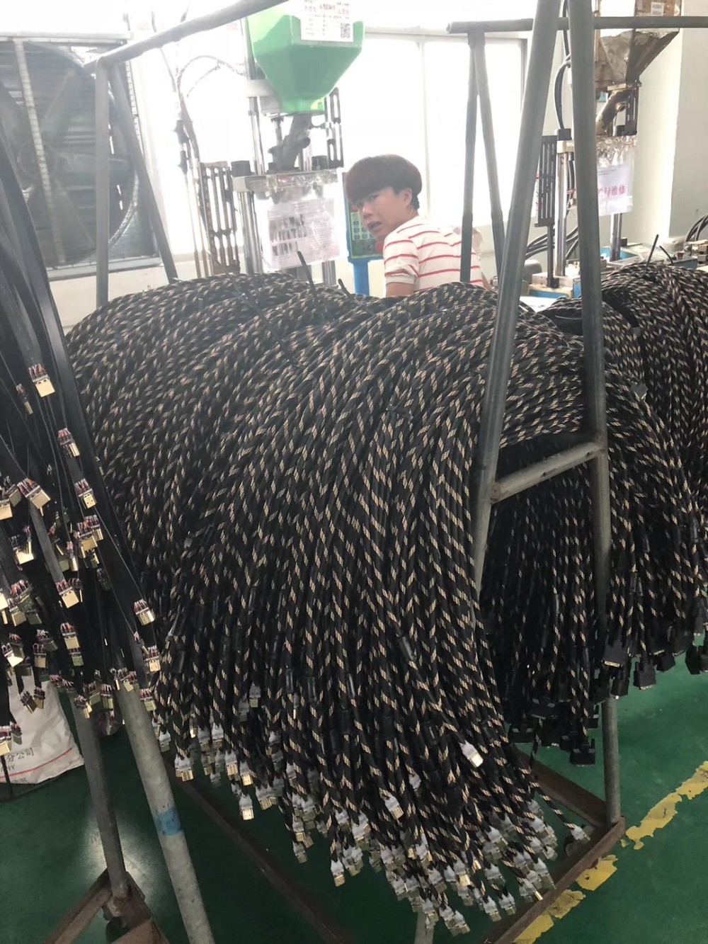 Video CCTV HDTV Optical Fiber Cable 50m 80m Non Shielded