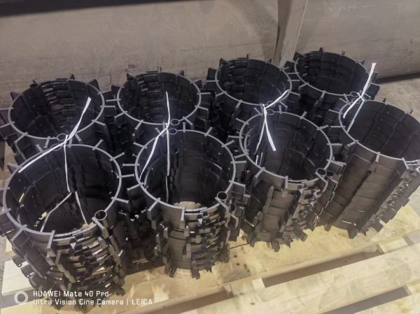 Steel Band Casing Spacers Rings for pre-insulated pipes