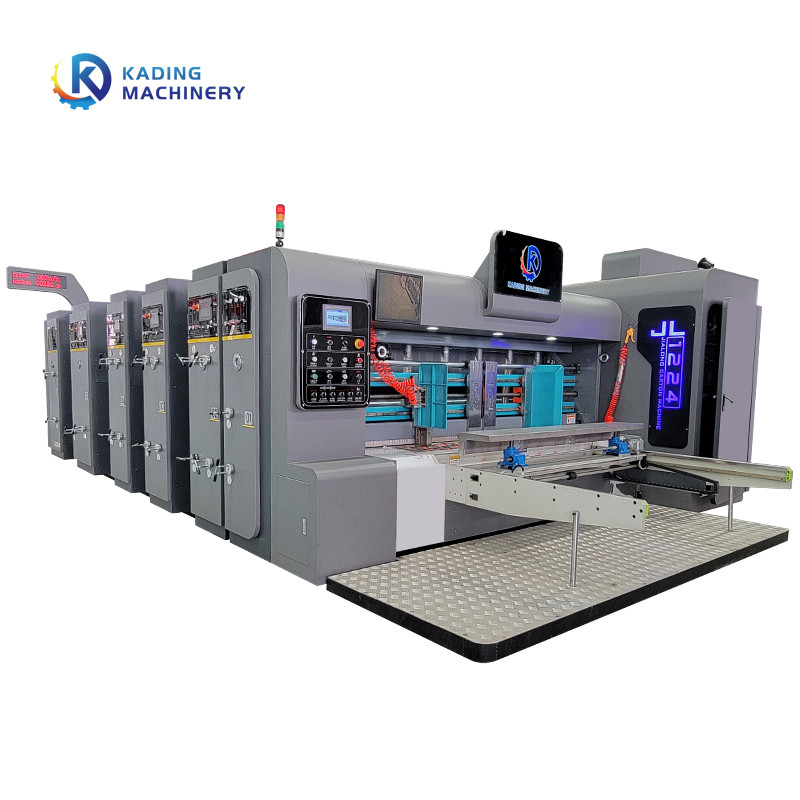 Multi Colour Sweet Boxes Printer Carton Box Making Machine With Rotary Die Cutting
