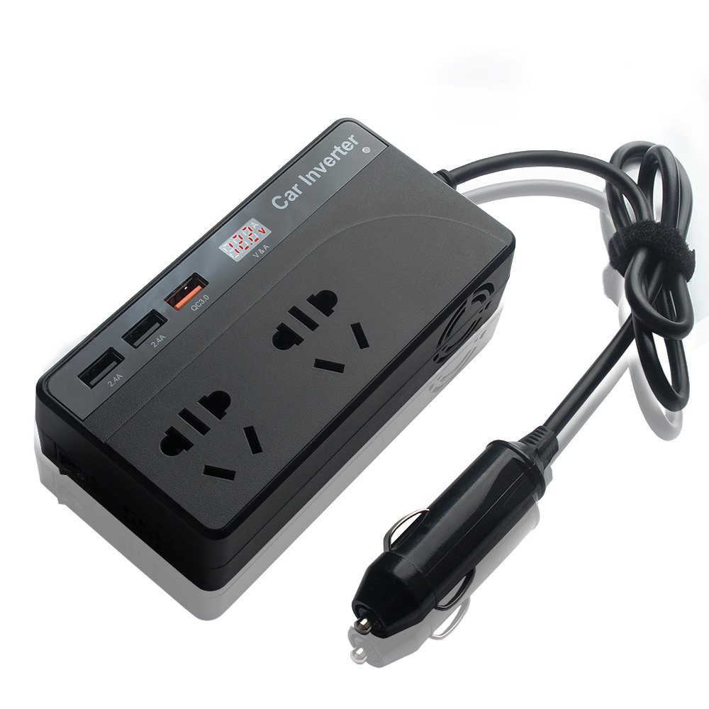 150W Car Power Inverter 12V 24V Car Mobile Charger Top Seller Fast Charging Usb Car Charger