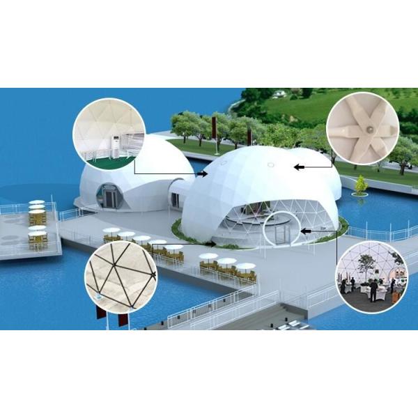 8M Winter Camping Geodesic Dome Tent Waterproof Hotel Tent Igloo Dome Party Tent