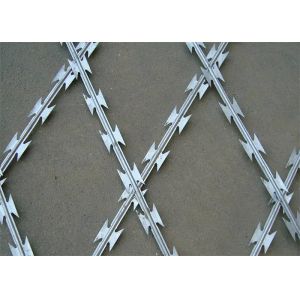 Flat Razor Wire Welded / Flatted Concertina Coil Manufacturers