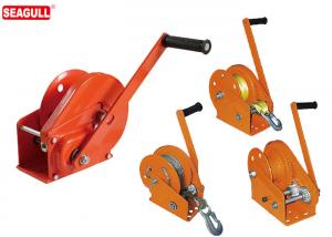 China 0.5 Ton Hand Lifting Winch / Manual Trailer Winch With Cable Wire And Hook on sale