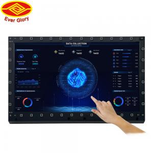 China 880 Cd/M2 LCD Touch Monitor , 15 Inch Touch Screen Monitors Glare Resistant on sale