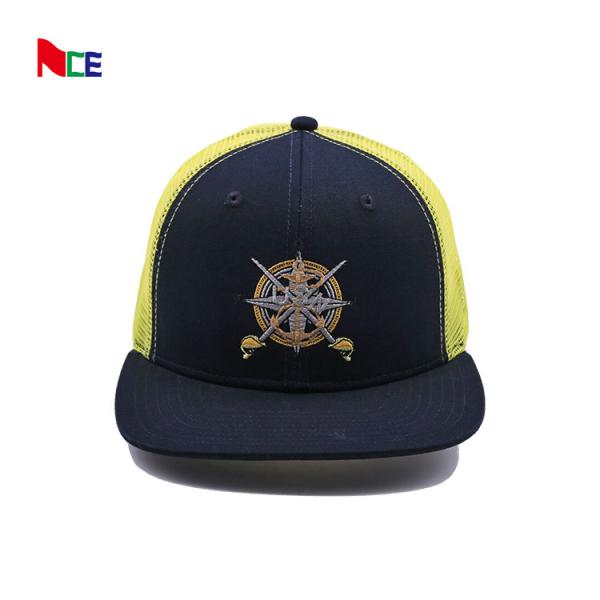 Richardson 112 6 Panel Trucker Snapback Cap Polyester Cotton Material