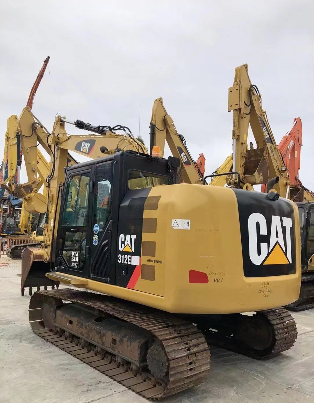 Second Hand Japanese Imported CAT 312E Excavator High Quality 12 - 15 Ton