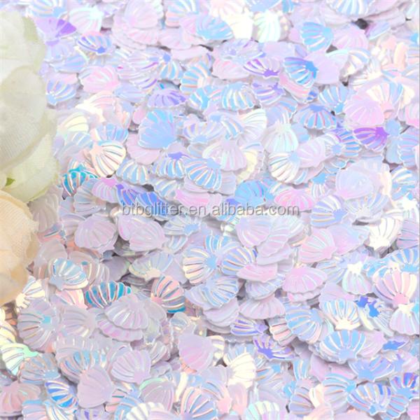 Thousand Choices Offered Seashell Sequin Sea Shell Shaped with Artware Design