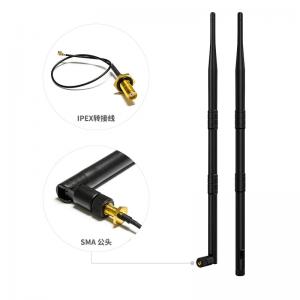 China PC PBT 2.4G 3M Sticky WiFi Patch Antenna SMA Male 2.4G WiFi Direct Antenna Free Sample on sale
