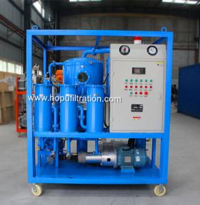 China High Extraction Speed Two Stage Vacuum Insulation Oil Purifier, Ultra High Voltage Transformer Oil Filtration Equipment on sale