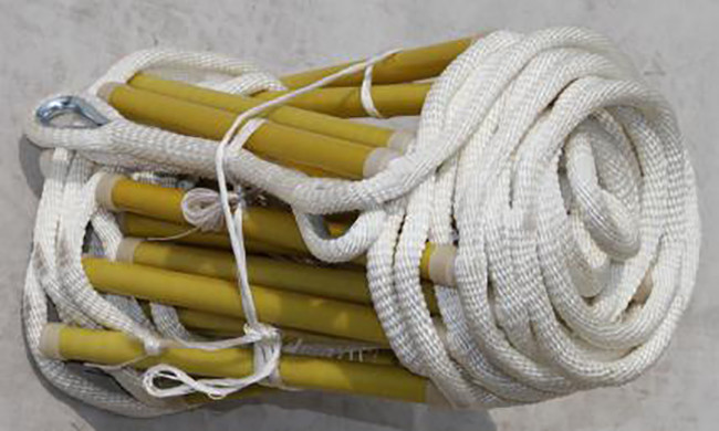 Insulated Nylon Escape Rope Ladder For Stringing
